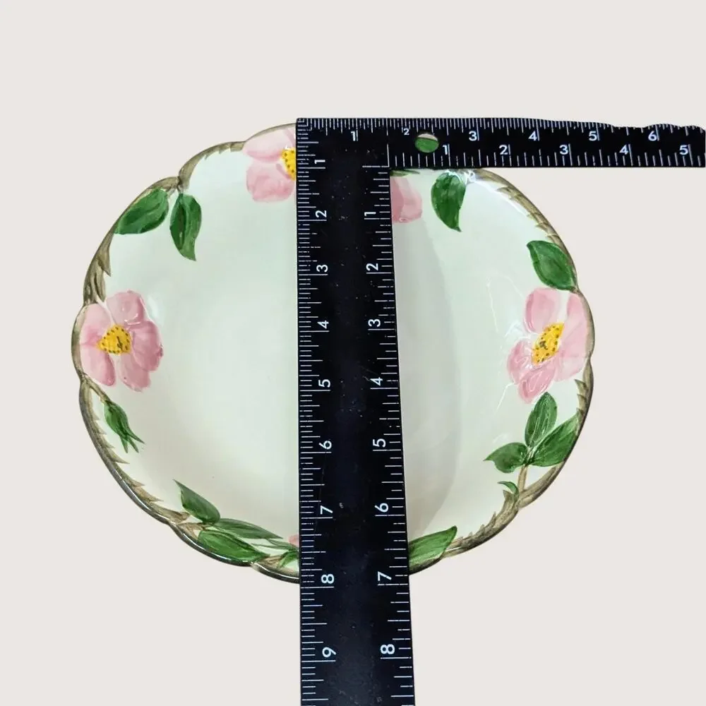 1950s Franciscan Ceramic Desert Rose Vegetable Bowl